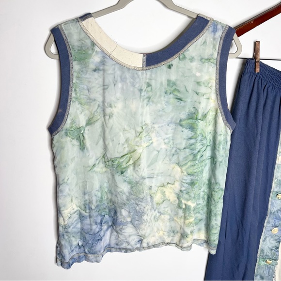 Vintage Mozart Mixed Media Art to Wear Tank Top & Maxi Skirt Set Size Large - Picture 4 of 15